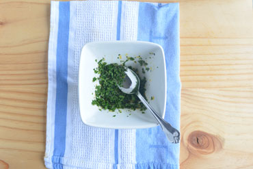 Make the gremolata: