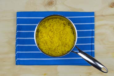 Cook the rice:
