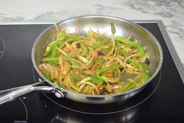 Cook the vegetables: