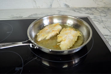 Cook the fish:
