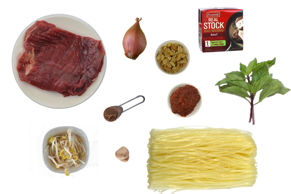 Aromatic-Vietnamese-Beef-Pho Ingredients