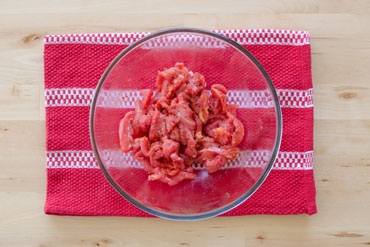 Marinate Beef: