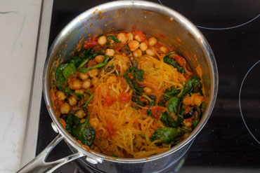 Sauté Spaghetti Squash:
