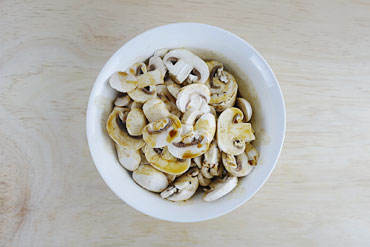 Marinade Mushrooms: