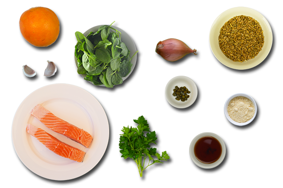 Salmon-Fillets-with-Salsa-Verde Ingredients