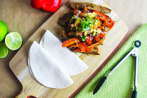 Steak Fajitas with Sizzling Capsicum and Creamy Guacamole