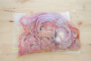 Marinate Beef: