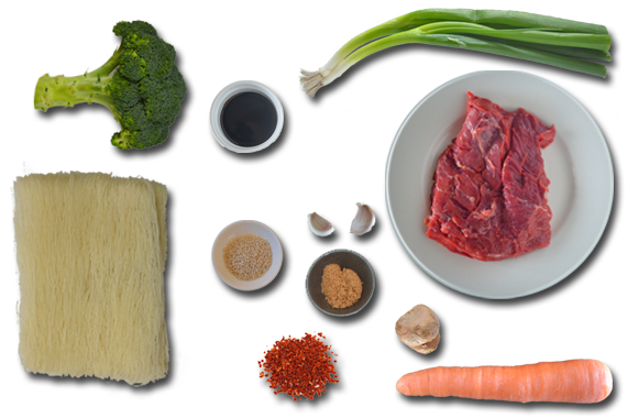 Beef & Broccoli Stir Fry Ingredients